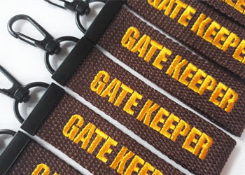 자수키링(블랙 나사고리)