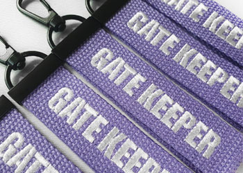 자수키링(블랙 나사고리)