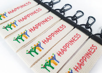 자수키링(블랙 나사고리)