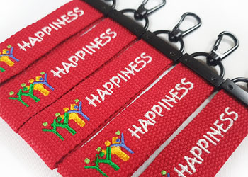 자수키링(블랙 나사고리)