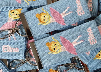 자수키링 제작사례