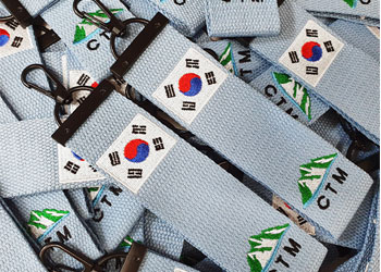 자수키링 제작사례