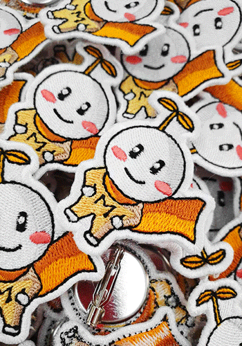 자수와펜+옷핀추가