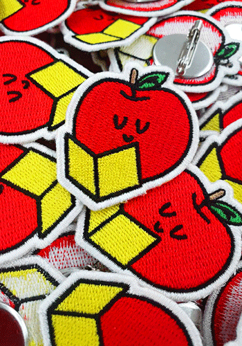 자수와펜+옷핀추가