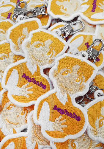 와펜자수키링 (캐릭터고리+원단추가)